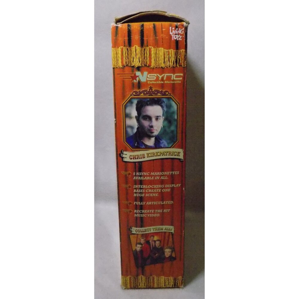NSYNC Chris Kirkpatrick Collectible Marionette Doll Living Toyz 2000 Vintage - Picture 2 of 5